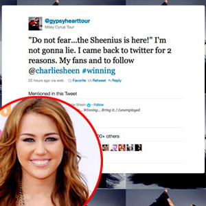 Miley Cyrus, Twitter Miley Cyrus, Twitter